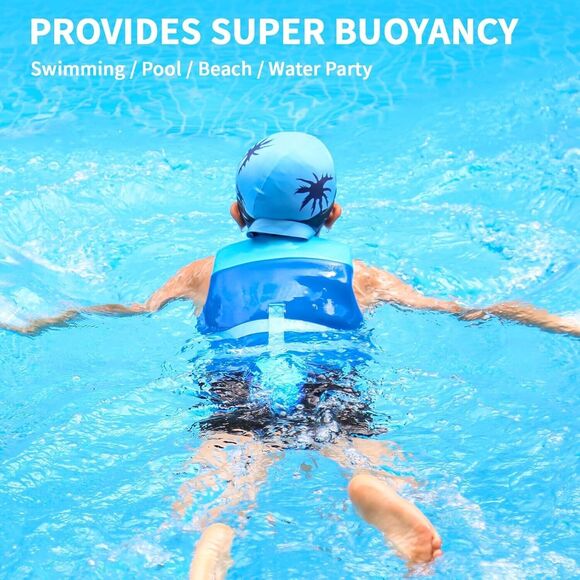 Gogokids Kid Swim Vest Float Life Jacket 7-9 years 55 - 77 lbs 25 - 35 kg NWT - Picture 5 of 7